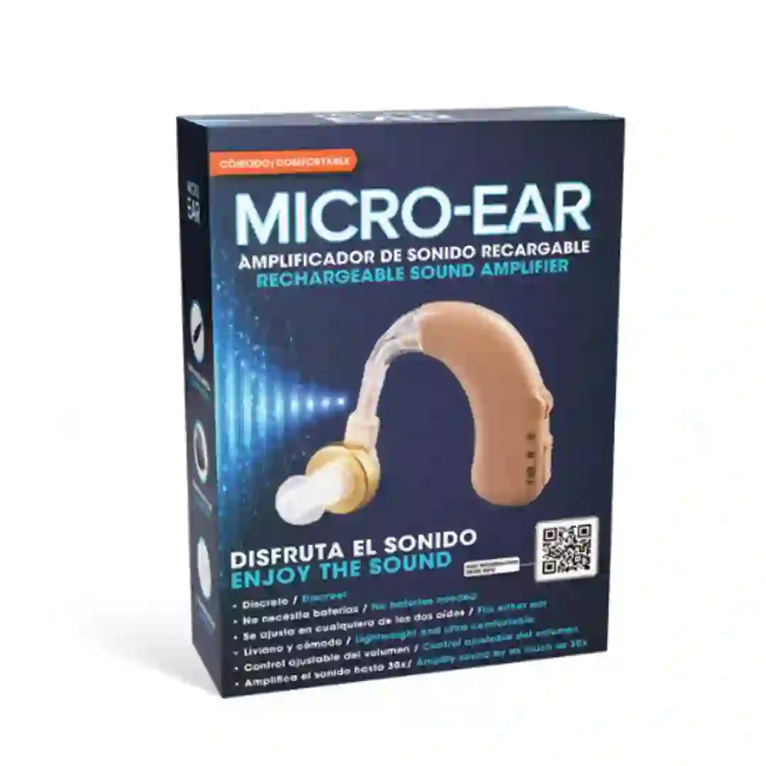 Micro-Ear de cerca: control de volumen